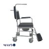 כיסא שטיפה מהצד ידית פתוחה