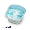 אמבט עיסוי לרגליים מתקפל וחוסך מקום