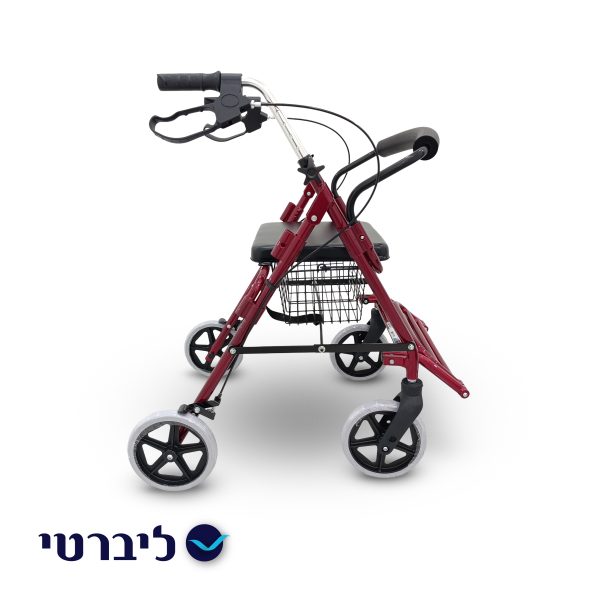 ⁦רולטור 4 גלגלים עם רגלית⁩ – תמונה ⁦6⁩