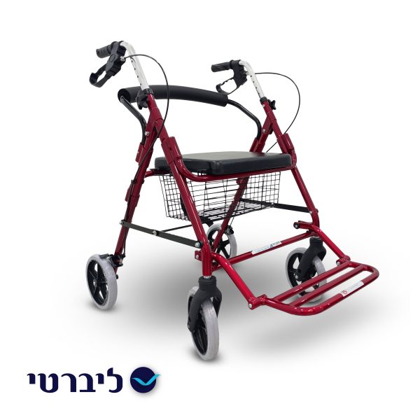 ⁦רולטור 4 גלגלים עם רגלית⁩ – תמונה ⁦8⁩