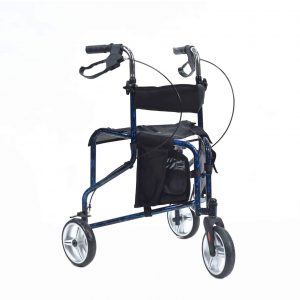 רולטור 3 גלגלים עם מושב ומשענת גב
