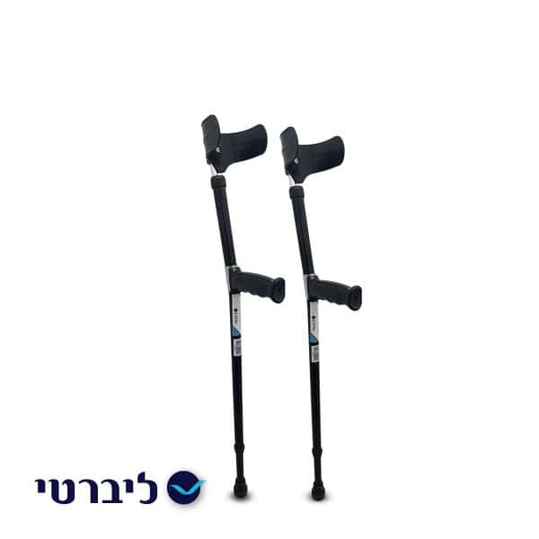⁦קביים קנדיות סטנדרטי צבע שחור⁩ – תמונה ⁦3⁩