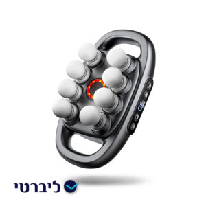 אקדח עיסוי מקצועי 8 ראשים - S6