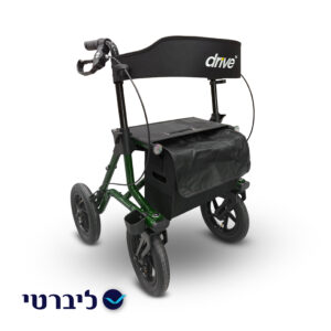 רולטור שטח מתקדם עם גלגלי לחץ אוויר גדולים TORO Outdoor | דגם פרימיום | דרייב גרמניה - ירוק