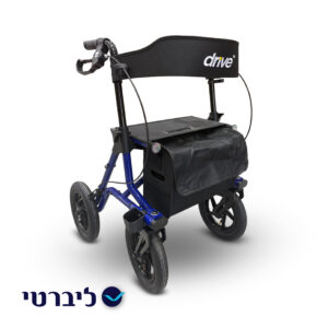 רולטור שטח מתקדם עם גלגלי לחץ אוויר גדולים TORO Outdoor | דגם פרימיום | דרייב גרמניה - כחול