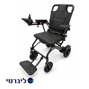 כיסא גלגלים חשמלי מתקפל דגם צור | קל משקל, נוח לניידות ולנסיעות